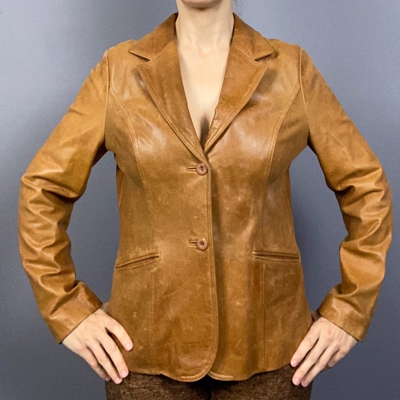 Leather Coat - Picture 1 of 3